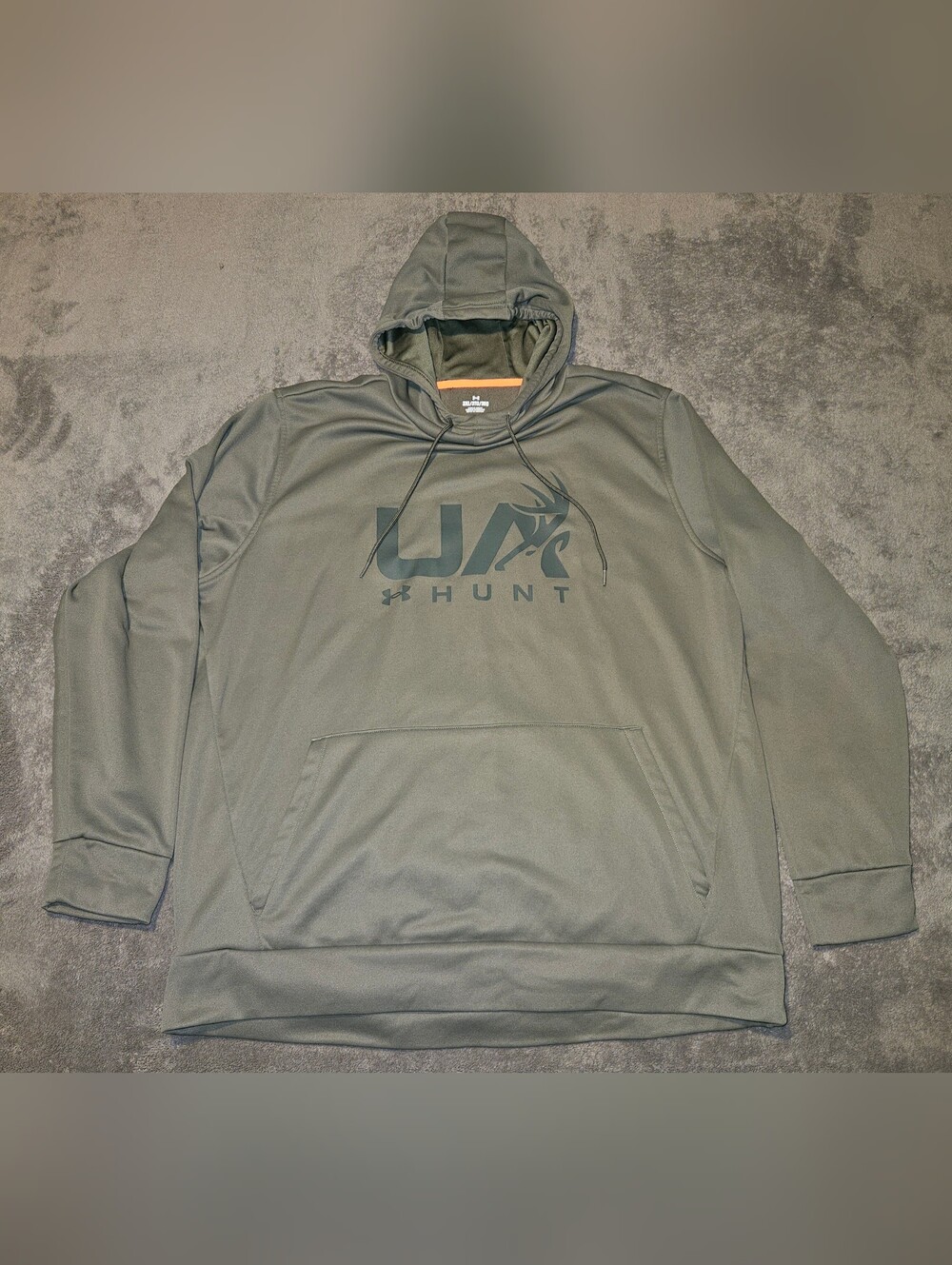 Under Armour - Men's UA Armour Fleece Hunt Logo Hoodie - Marine OD Green